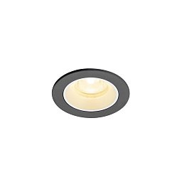 Obrázek pro produkt NUMINOS® XS Stropní vestavné svítidlo, 3000 K, 40°, IP20, kulaté, černé / bílé - BIG WHITE (SLV)