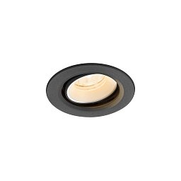 Obrázek pro produkt NUMINOS® MOVE XS Stropní vestavné svítidlo, 2700 K, 20°, IP20, kulaté, černé / bílé - BIG WHITE (SLV)