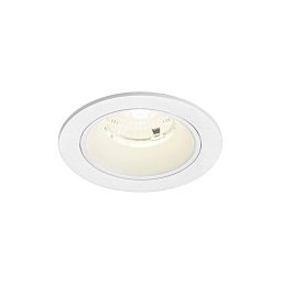 Obrázek pro produkt NUMINOS® S Stropní vestavné svítidlo, 4000 K, 55°, IP20, kulaté, bílé - BIG WHITE (SLV)