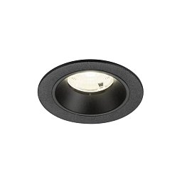 Obrázek pro produkt NUMINOS® S Stropní vestavné svítidlo, 4000 K, 55°, IP20, kulaté, černé - BIG WHITE (SLV)
