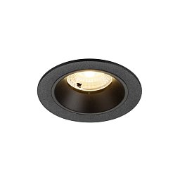 Obrázek pro produkt NUMINOS® S Stropní vestavné svítidlo, 3000 K, 40°, IP20, kulaté, černé - BIG WHITE (SLV)