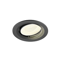 Obrázek pro produkt NUMINOS® MOVE M Stropní vestavné svítidlo, 4000 K, 55°, IP20, kulaté, černé / bílé - BIG WHITE (SLV)