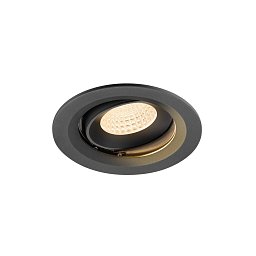 Obrázek pro produkt NUMINOS® MOVE M Stropní vestavné svítidlo, 2700 K, 55°, IP20, kulaté, černé - BIG WHITE (SLV)