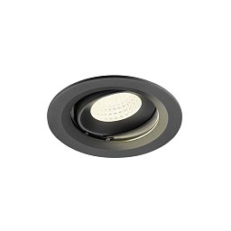 Obrázek pro produkt NUMINOS® MOVE M Stropní vestavné svítidlo, 4000 K, 55°, IP20, kulaté, černé - BIG WHITE (SLV)