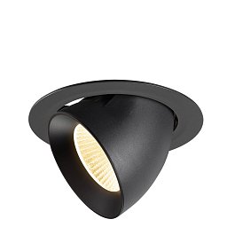 Obrázek pro produkt NUMINOS® GIMBLE XL Stropní vestavné svítidlo, 3000 K, 40°, černá - BIG WHITE (SLV)