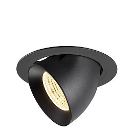 Obrázek pro produkt NUMINOS® GIMBLE XL Stropní vestavné svítidlo, 3000 K, 55°, černá - BIG WHITE (SLV)