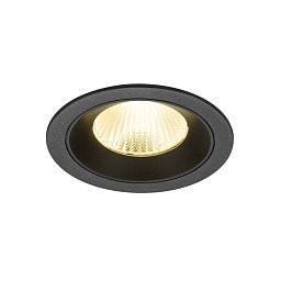 Obrázek pro produkt NUMINOS® L Stropní vestavné svítidlo, 3000 K, 40°, IP20, kulaté, černé - BIG WHITE (SLV)