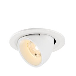 Obrázek pro produkt NUMINOS® GIMBLE S Stropní vestavné svítidlo, 2700 K, 40°, IP20, kulaté, bílé - BIG WHITE (SLV)