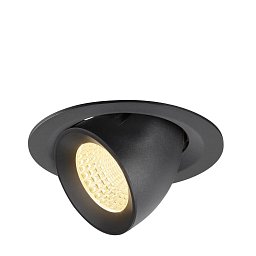 Obrázek pro produkt NUMINOS® GIMBLE M Stropní vestavné svítidlo, 3000 K, 55°, černé - BIG WHITE (SLV)