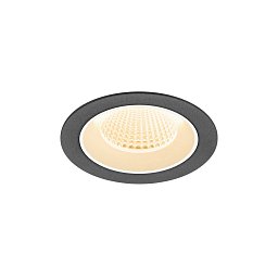 Obrázek pro produkt NUMINOS® M Stropní vestavné svítidlo, 2700 K, 40°, IP20, kulaté, černé / bílé - BIG WHITE (SLV)