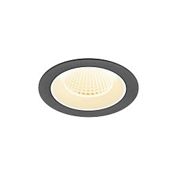 Obrázek pro produkt NUMINOS® M Stropní vestavné svítidlo, 3000 K, 40°, IP20, kulaté, černé / bílé - BIG WHITE (SLV)