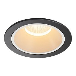 Obrázek pro produkt NUMINOS® XL Stropní vestavné svítidlo, 2700 K, 40°, IP20, kulaté, černé / bílé - BIG WHITE (SLV)