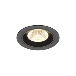Obrázek pro produkt NUMINOS® M Stropní vestavné svítidlo, 3000 K, 20°, IP20, kulaté, černé - BIG WHITE (SLV)