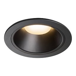 Obrázek pro produkt NUMINOS® XL Stropní vestavné svítidlo, 2700 K, 55°, IP20, kulaté, černé - BIG WHITE (SLV)