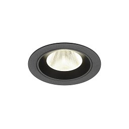 Obrázek pro produkt NUMINOS® M Stropní vestavné svítidlo, 4000 K, 20°, IP20, kulaté, černé - BIG WHITE (SLV)