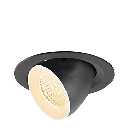 Obrázek pro produkt NUMINOS® GIMBLE M Stropní vestavné svítidlo, 2700 K, 40°, černé / bílé - BIG WHITE (SLV)