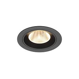 Obrázek pro produkt NUMINOS® M Stropní vestavné svítidlo, 2700 K, 20°, IP20, kulaté, černé - BIG WHITE (SLV)