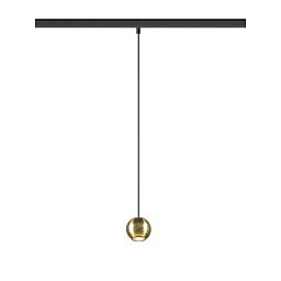 Obrázek pro produkt DYSKO 48V závěsné svítidlo, DALI, závěsná délka 200 cm, 2700K, 36°, černá / zlatá - BIG WHITE (SLV)