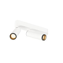 Obrázek pro produkt GRIP! M Povrchové stropní svítidlo, dvojité, PHASE, 2700 K, 28 W, 42°, bílá / černá - BIG WHITE (SLV)