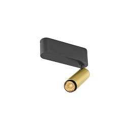 Obrázek pro produkt GRIP! S Povrchové stropní svítidlo, jednoduché, PHASE, 2700 K, 11 W, 29°, zlatá / černá - BIG WHITE (SLV)