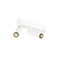Obrázek pro produkt GRIP! S Povrchové stropní svítidlo, dvojité, PHASE, 2700 K, 21 W, 29°, bílá / černá - BIG WHITE (SLV)