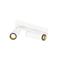 Obrázek pro produkt GRIP! M Povrchové stropní svítidlo, dvojité, PHASE, 3000 K, 28 W, 42°, bílá / černá - BIG WHITE (SLV)