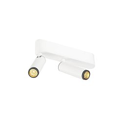 Obrázek pro produkt GRIP! S Povrchové stropní svítidlo, dvojité, PHASE, 3000 K, 21 W, 29°, bílá / černá - BIG WHITE (SLV)