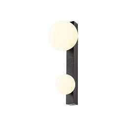 Obrázek pro produkt SUN WL dvojité, G9, nástěnné svítidlo, kulaté, 2 x max. 5 W, IP20, černé - BIG WHITE (SLV)