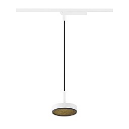 Obrázek pro produkt GRIP! FLAT 1~ závěsné svítidlo, PHASE, délka závěsu 200 cm, 2700/3000 K, bílá / černá - BIG WHITE (SLV)