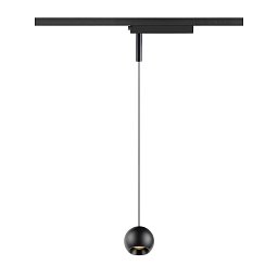 Obrázek pro produkt LIGHT EYE® 2.0 1~ závěsné svítidlo, délka závěsu 200 cm, 2700 K, 30°, černá - BIG WHITE (SLV)