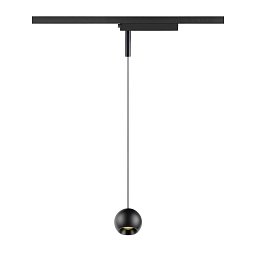 Obrázek pro produkt LIGHT EYE® 2.0 1~ závěsné svítidlo, délka závěsu 200 cm, 3000 K, 30°, černá - BIG WHITE (SLV)