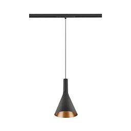 Obrázek pro produkt LALU® SET 48V závěsné svítidlo, LED základna, CONE 15, DALI, délka závěsu 200 cm, 2700/3000K, 40°, černá - BIG WHITE (SLV)