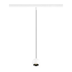 Obrázek pro produkt LIGHT EYE® 2.0 48V závěsné svítidlo, DALI, délka závěsu 200 cm, 3000K, 30°, bílá / černá - BIG WHITE (SLV)