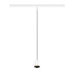 Obrázek pro produkt LIGHT EYE® 2.0 48V závěsné svítidlo, DALI, délka závěsu 200 cm, 2700K, 30°, bílá / černá - BIG WHITE (SLV)