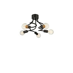 Obrázek pro produkt Medusa stropní svítidlo černé 5 lamp - Markslöjd
