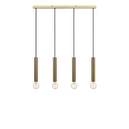 Obrázek pro produkt Sencillo závěsné svítidlo mosazné 4 lampy - Markslöjd