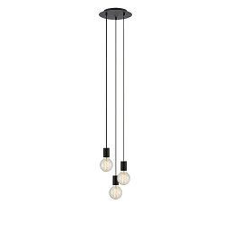 Obrázek pro produkt Cielo závěsné svítidlo černé 3 lampy kulaté - Markslöjd