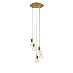 Obrázek pro produkt Bronx závěsné svítidlo bronzové 5 lamp kulaté - Markslöjd