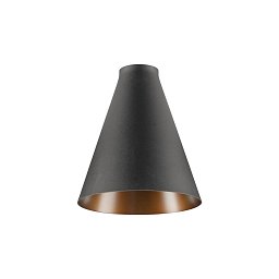 Obrázek pro produkt LALU® CONE 15 Stínidlo, patice E27, Mix&Match, H: LALU® TETRA 36, stínidlo, patice E27, Mix&Match, V: 8. 9 cm, černá / bronzová - BIG WHITE (SLV)