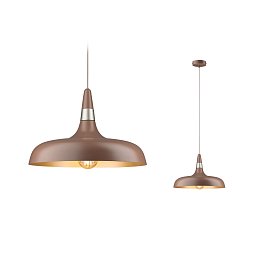 Obrázek pro produkt Závěsné svítidlo Juna Style E27 max. 20W nugátová stmívatelné kov - PAULMANN