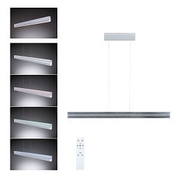 Obrázek pro produkt LED závěsné svítidlo Raiko RGBW+ stmívatelné / 19W / 6W stříbrná mat - PAULMANN