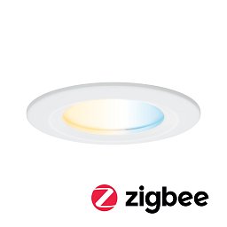 Obrázek pro produkt LED vestavné svítidlo Nova Coin IP44 kruhové 78mm měnitelná bílá 6W 230V bílá mat hliník - PAULMANN