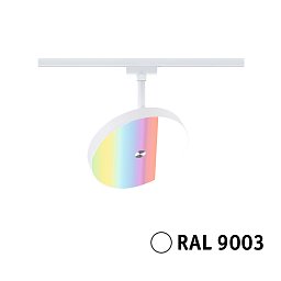 Obrázek pro produkt URail lištový spot Smart Home Zigbee 3.0 Hildor RGBW 7,5W RGBW+ stmívatelné 230V bílá - PAULMANN