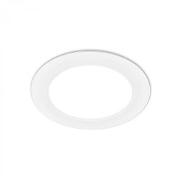 Obrázek pro produkt LED vestavné bodové svítidlo – pr. 170mm, ploché, 12W, 230V, neutrální bílá, bílé - BRILONER