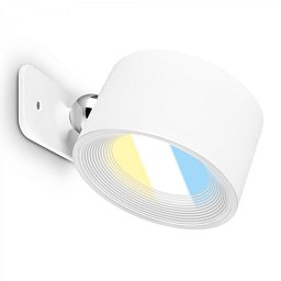 Obrázek pro produkt Tari nástěnné svítidlo bezdrátové, stmívatelné, magnetické, bílé - BRILO