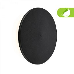 Obrázek pro produkt Aurora LED nástěnné svítidlo nabíjecí, IP54, stmívatelné, dotykový vypínač, černé - BRILO