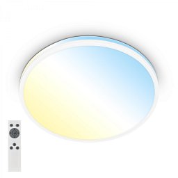 Obrázek pro produkt Pulup LED stropní svítidlo, stmívatelné, dálkový ovladač, CCT, bílé - BRILO