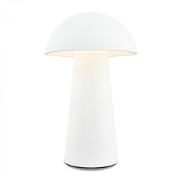 Obrázek pro produkt Fungo Mini LED stolní lampička bezdrátová IP44, stmívatelné, dotykový vypínač, bílá - BRILO