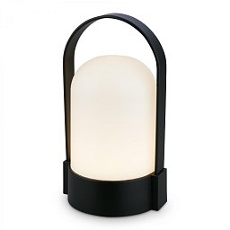 Obrázek pro produkt Asa stolní lampička - 1W, 50lm, bezdrátová, LED, stmívatelné, teplá bílá, černá - BRILO