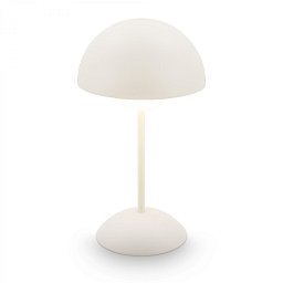 Obrázek pro produkt Kugle stolní lampička - 3W, 250lm, bezdrátová, LED, stmívatelné, dotykový vypínač, teplá bílá, bílá - BRILO